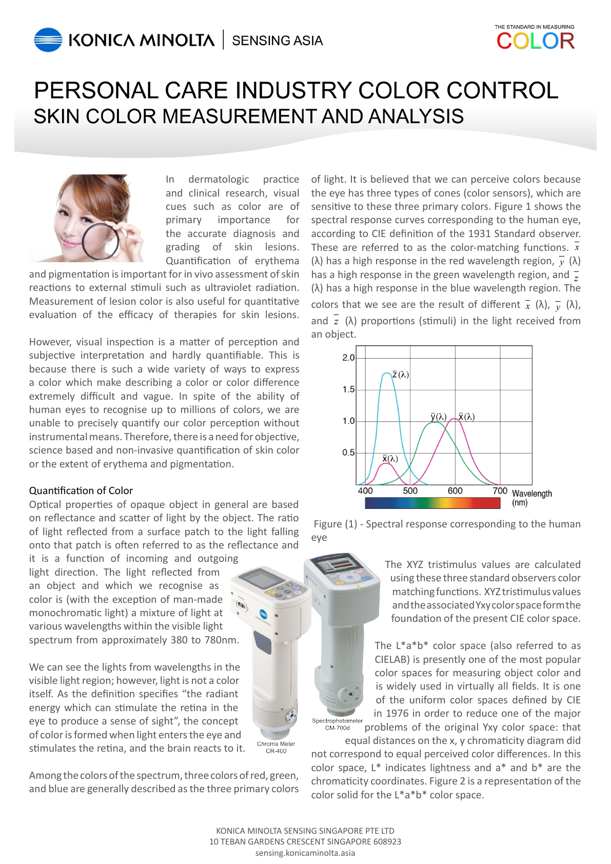 Personal Care Industry Color Control Skin Color Measurement and ...